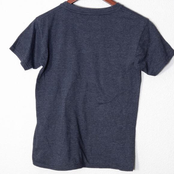 Nirvana Band Tee Graphic Smiley Navy Size XS Soft Grunge - Picture 2 of 3